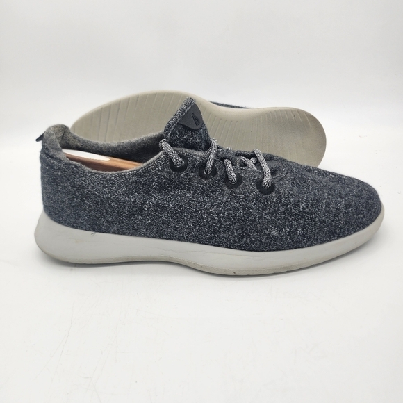 Allbirds Merino Wool Runners Lace Up Sneakers Shoes Mens Size 11 Natural Gray - Picture 5 of 16